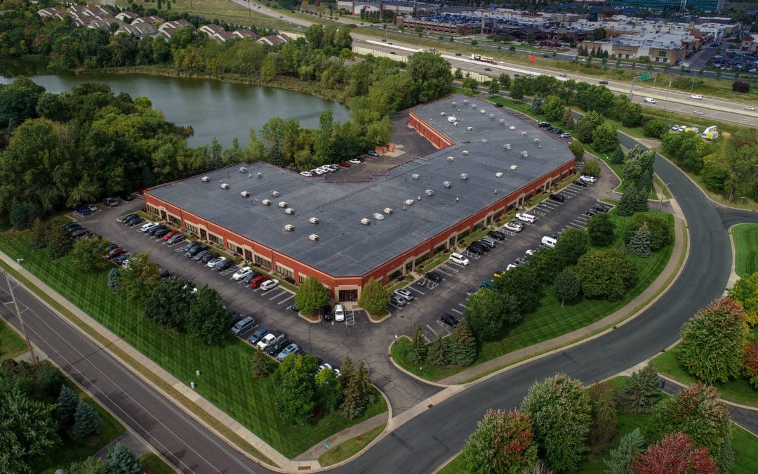 Eagle Lake Business Center Roofing Project by Allweather Roof. Landmark Projects in Minnesota.