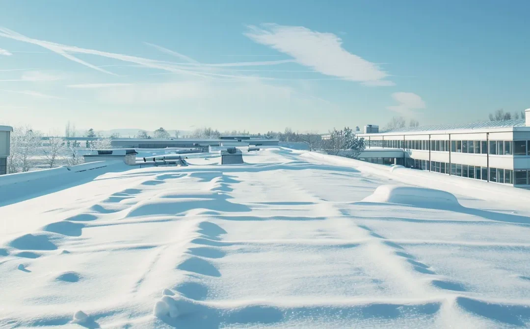 Commercial roof Clearing Service