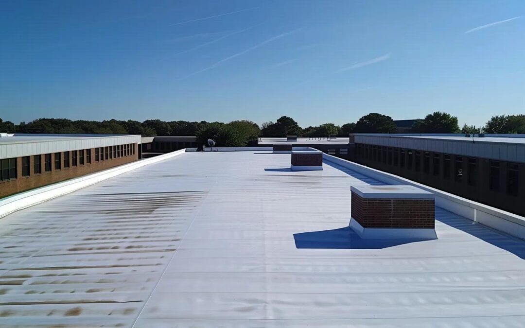 Please give me a picture of a TPO commercial roof