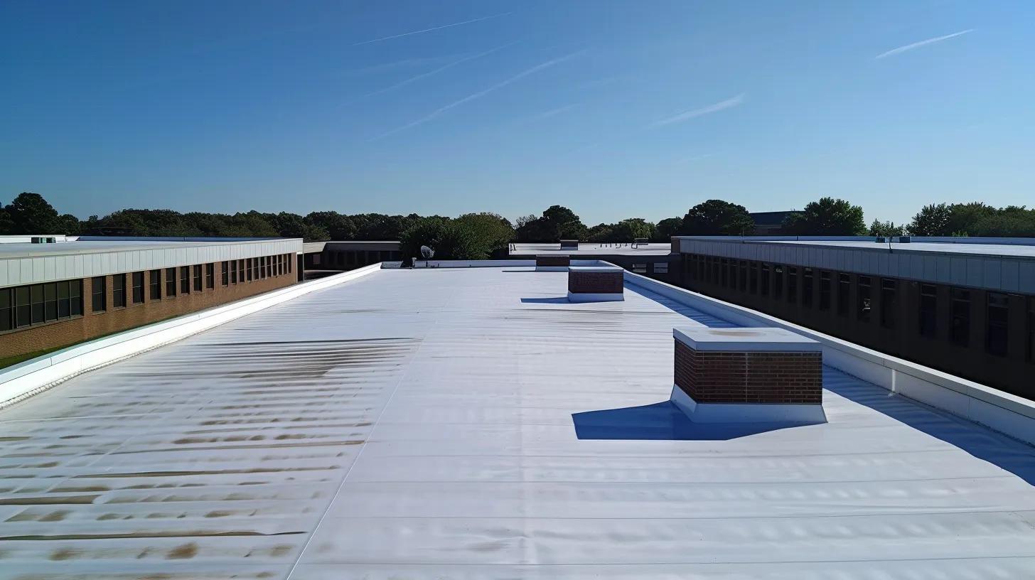 Please give me a picture of a TPO commercial roof