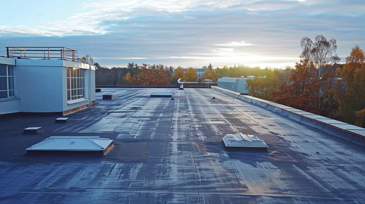 please generate a commercial flat roof